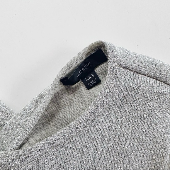 J.Crew Lurex Back Twist Silver Dress - Picture 9 of 9